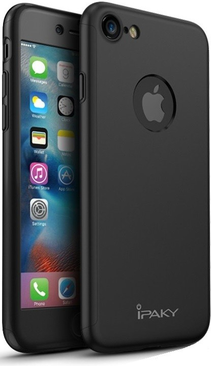 Púzdro IPaky 360 Protect s ochranném sklom Apple iPhone 6 Plus/6S Plus čierne