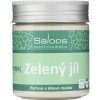 Saloos Green Clay telová a pleťová maska 100% French 140 g Objem: 140 g 140 g