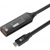 PremiumCord ku3rep7bl USB-A repeater + USB-C 7m