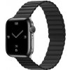 AppleKing silikónový magnetický remienok pre Apple Watch 42mm / 41mm / 40mm / 38mm - čierny - možnosť vrátiť tovar ZADARMO do 30tich dní
