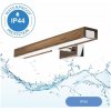 Brilagi | Brilagi-LED Kúpeľňové osvetlenie zrkadla WOODY MIRROR LED/8W/230V IP44 dub/chróm | BG0889