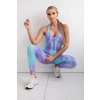 Legínovo Fitness overal s push up chrpový Farba: Fialová, Veľkosť: M/L