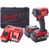 Milwaukee M18 FIW2F12-502X Aku rázový uťahovák 5.0 Ah, HD Box 4933478444