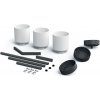 Prosperplast Kovový stojan na kvety BLOOMIE STAND IKD3L 54 x 49 x 80,5 cm biely