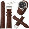 Tmavohnedý REMIENOK 20mm krokodílí univerzálny + BARETY