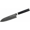 Samura MO-V Stonewash nôž Santoku 14 cm