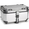 MONOKEY TopCase K-FORCE - 58L, KAPPA (stříbrný, hliník, 55,5x32,3x45,4)
