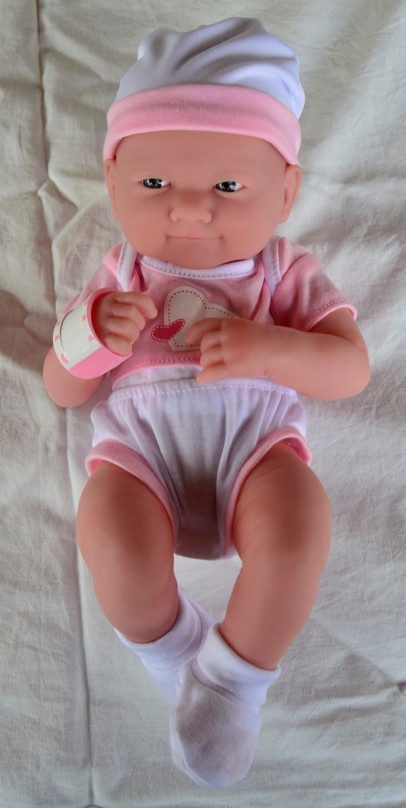 Berenguer Realistické miminko holčička Zdenička s růžovými oblečky