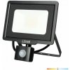 LED vonkajší záhradný reflektor 30W 2550lm 4000K neutrálna biely 120° so senzorom pohybu a súmraku IP65 čierny MHC Kobi