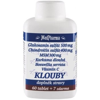 MedPharma Komplex na klouby G+CH+MSM 67 tabliet