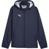 Pánska športová bunda Puma, TEAMADDITIONS TRAINING ALL WEATHER JACKET tmavo modrá,biela L