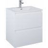 Elita Split skrinka 60x45.8x63.5 cm závesná kúpeľňová skrinka pod umývadlo biela RE010600055290