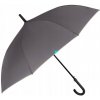 Perletti automatický dáždnik dlhý s krytom sivý