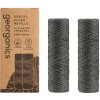 georganics Dental Floss Activated Charcoal - 100 m náplň