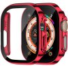 Metalic 360° kryt s tvrzeným sklom pre Apple Watch Ultra/Ultra 2 (49 mm) Farva: Červená