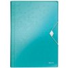 Harmoniková doska, A4, PP, 6 priehradiek, LEITZ Wow, ľadovo modrá