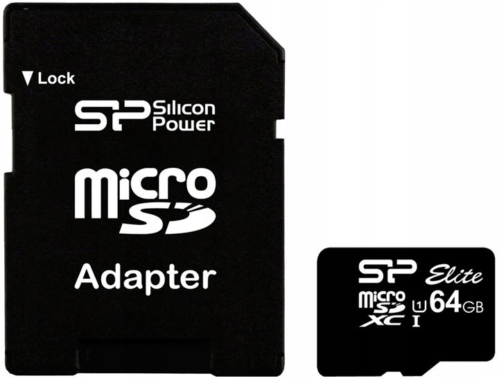 Silicon Power microSDXC UHS-I 64GB SP064GBSTXBU1V10SP-549593