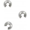 Krytky 3-5mm Ocelové leštěné 1Ks+B - 3mm / 1Ks