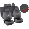 Poťahy na sedadlá s Airbagom, sivé, sada 9 ks