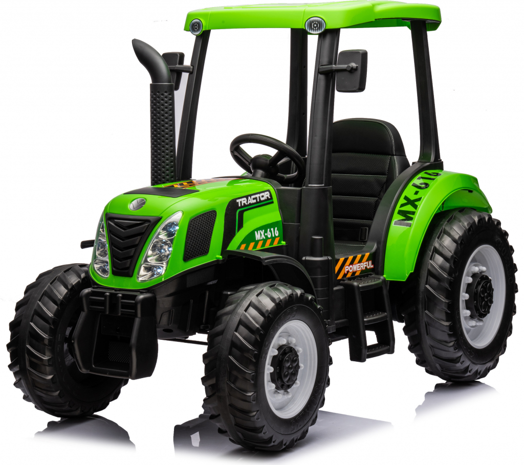 Mamido detský elektrický traktor Strong 24V 2x200W zelená