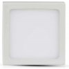 Mini LED panel štvorcový Premium na povrch 6W, 6000K, 420lm, VT-605SQ (V-TAC)