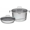 Sada riadu G21 Gourmet Magic s cedníkom, 4 diely, nerez