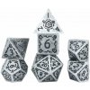 Sirius Dice Kocky Sirius RPG set Illusory Metal SILVER (7ks)