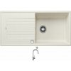 Blanco ZIA XL 6 S biela soft + excentrické ovládanie + Blanco MIDA-S chróm 521454