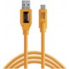 Tether Tools CUC3215-ORG USB USB-C ® zástrčka, USB-C ® zástrčka, 4,6m, oranžový