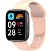 eses Silikónový remienok pre Xiaomi Redmi Watch 3 Active - Béžovo ružový