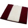 ROUTNER Kúpeľňová predložka ATHENA Bordó 10302 - Bordó / 50 x 50 cm 10302