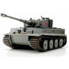 Torro RC tank German Tiger I IR 1:16 sivý 2,4 Ghz RTR, proporcionálny