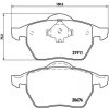 Sada brzdových platničiek kotúčovej brzdy BREMBO P 85 035