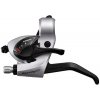 Shimano radenie ST-TX800-S ľavé EZ FIRE Plus strieborné (v krabičke) (VÝPREDAJ)