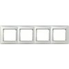 VALENA Rámik 4P hliníková farba+strieborný prúžok 770354
