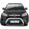 STEELER Predný ochranný rám nízký nerez, Honda CR-V III, 2006-2009