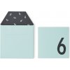 Detské prianie k narodeninám Design Letters 6 rokov mätovo zelené