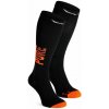 Skialp ponožky Salewa Sella Pure MTN AM Sock - black out/fluo orange