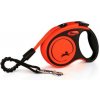flexi Xtreme XS popruh 3m, oranžová do 15kg s pružným Soft-Stop pásikom