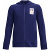 Detská športová rozopínací mikina Under Armour RIVAL TERRY FZ HOODIE K modrá 1370208-456 - YM