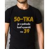 Pánske tričko „50tka je v pohode, keď vyzeráš na 39“ | Darček k 50 Farba: Čierna, Veľkosť: XXL Darček pre muža, ktorý odmieta starnúť | maluha.sk