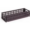 HAY Úložný box Colour Crate Mini Oblong, bordeaux