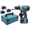 Makita DHP458RF3J aku skrutkovač príklepový 18V + 3 aku batérie