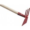 Nohel Garden Okopávačka s ostřím 3hrotá tmavě červená 7cm 75cm