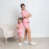 PaPi Sada- Liana ružová mama a dcéra Veľkosť mama: L/XL, Veľkosť dieťa: 122/128