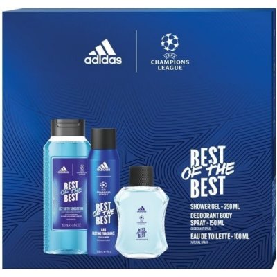 Adidas UEFA Champions League Best of The Best darčeková kazeta pánska 1 ks