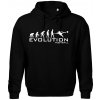 Evolution Football - Oversized mikina pánska Moon - kratšia + širšia - XL ( Čierna )