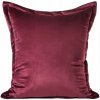 Eurofirany Obliečka na vankúš Villa 60 x 60 bordová Polyester 60x60 cm