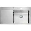 Alveus Pure nerezový drez 86x52.5 cm oceľová 1149518