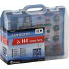 Žiarovky 12V servisný box MEGA H4+H4+poistky